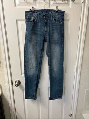 Levi's Relaxed Straight Fit Blue Denim Jeans w 29 L 30